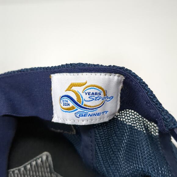 Bennett Family of Companies Snapback Trucker Hat Multicolor One Size Mesh Back - Picture 9 of 9